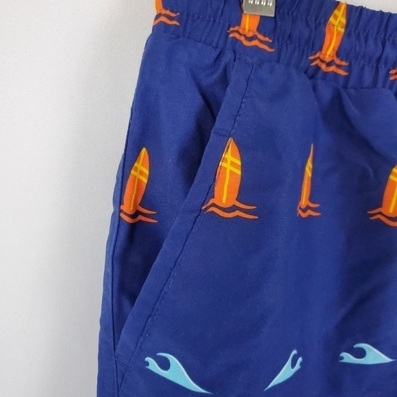 360 Surf Mens Beach Short Navy w/ Surfboards and Waves Recycled Poly Choose Size - Picture 3 of 8